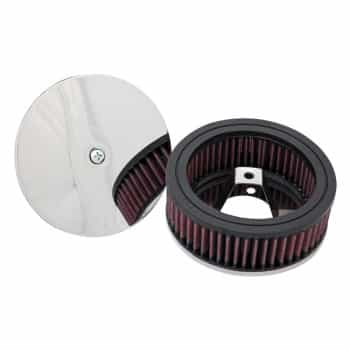 Filtro universal K&N para Harley, Keihin/S&S Carb. 1976-1987, 152 mm, 51 mm de altura (RK-3201)