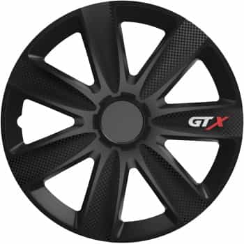 Juego de tapacubos GTX Carbon Black de 14 pulgadas