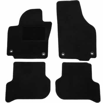 Alfombrillas de coche compatibles con VW Golf V Plus 2005-2007, 4 piezas