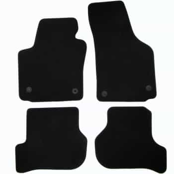 Alfombrillas de terciopelo para Seat León 2008-2012, 4 piezas