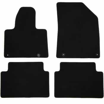 Alfombrillas de terciopelo aptas para Citroën C5 2008 - 4 piezas