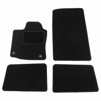 Alfombrillas de coche compatibles con Renault Twingo II 2007-2014, 4 piezas