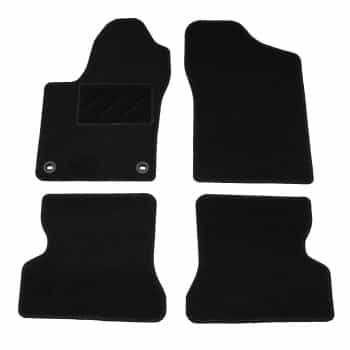 Alfombrillas de coche aptas para Fiat Seicento 1998-2007 4 piezas