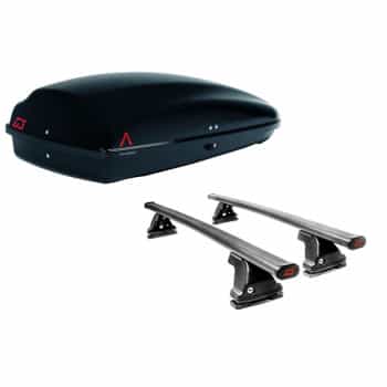 Conjunto combinado de portaequipajes y cofre de techo G3 de 5 puertas