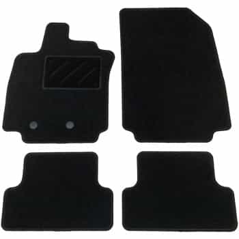 Alfombrillas de coche compatibles con Renault Clio III 2005-2012, 4 piezas