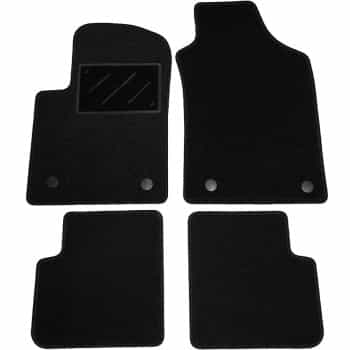 Alfombrillas de coche compatibles con Fiat 500 2007-2012 4 piezas