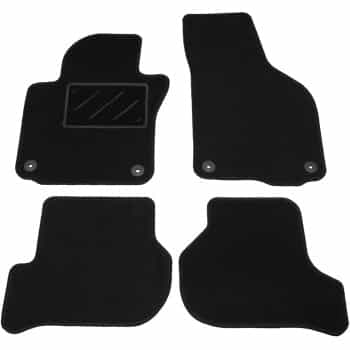 Alfombrillas de coche aptas para Skoda Octavia 2008-2012 4 piezas