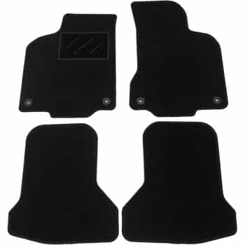 Alfombrillas de coche aptas para VW Polo 6N2 2000-2002 4 piezas
