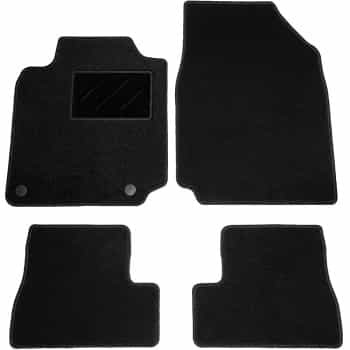 Alfombrillas de coche compatibles con Nissan Micra K12 2003-2009 4 piezas