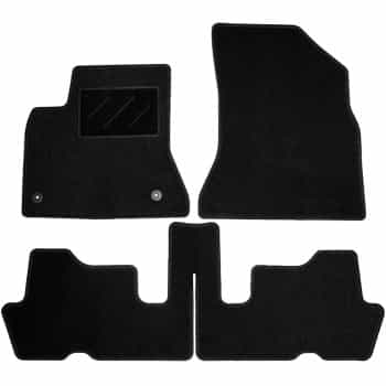 Alfombrillas de coche compatibles con Citroën C4 Picasso 2006-2013, 3 piezas