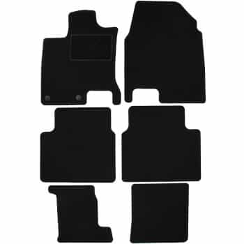 Alfombrillas de coche compatibles con Nissan Qashqai +2 2008- 6 piezas