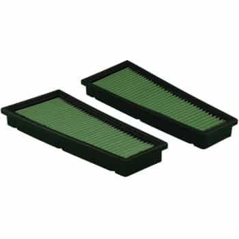 Juego de filtros de repuesto verdes