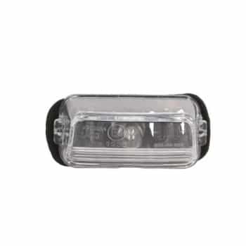 Lámpara de matrícula