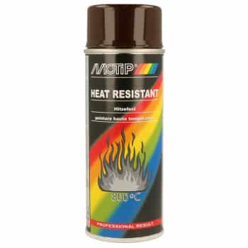 Pintura resistente al calor Motip - Marrón - 400 ml