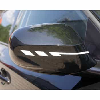 Pin Striping Foliatec para carcasas de retrovisores en blanco - Ancho = 1,3 cm: 2 x 35,5 cm