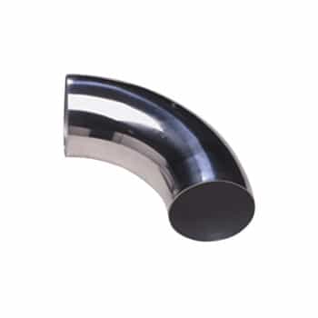 Tubo de filtro de aire universal de aluminio - 90 grados - Diámetro 76 mm