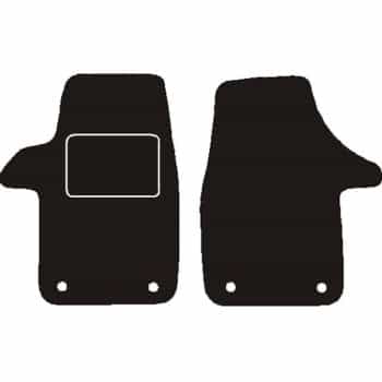 Alfombrilla delantera 2 piezas VW T5-T6 automática 2003-
