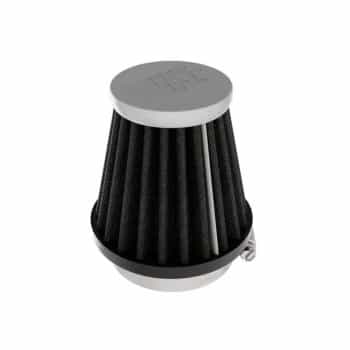 Filtro de aire K&N Universal Dryflow negro cónico, conexión de 49 mm, parte inferior de 76 mm, parte superior de 5