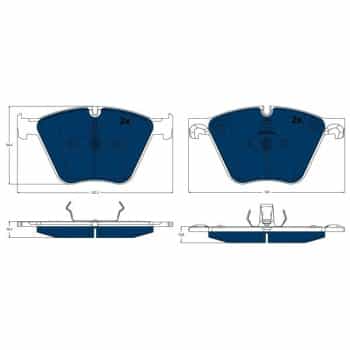 Juego de pastillas de freno, freno de disco