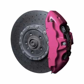 Kit de pintura para pinzas de freno Foliatec, color rosa intenso metalizado, juego de 7 piezas