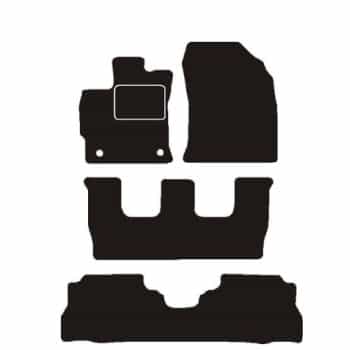 Alfombrillas de coche compatibles con Toyota Prius Wagon 7 plazas 2012->