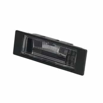 Lámpara de matrícula