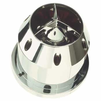 Filtro de aire universal 'Tornado' cromado de 89 mm