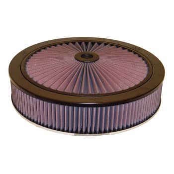 Brida K&N de 130 mm, 14'' de diámetro, 117 mm de altura con tapa X-Stream (66-3010)