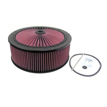 Brida K&N de 185 mm, 14'' de diámetro, 165 mm de altura con tapa X-Stream (66-3090)