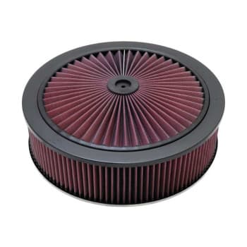 Brida K&N de 130 mm, 14'' de diámetro, 143 mm de altura con tapa X-Stream (66-3020)