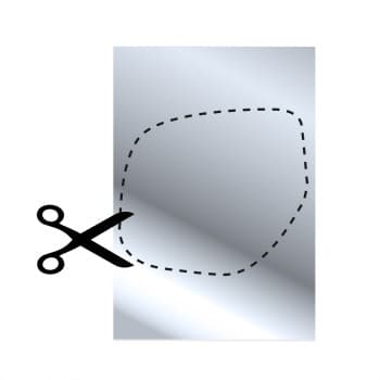 Espejo adhesivo multifuncional L