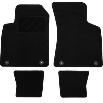 Alfombrillas de coche aptas para Audi TT 1999-2007 4 piezas