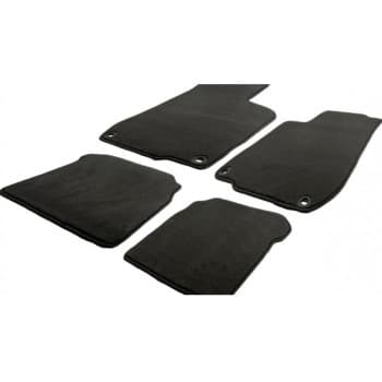 Alfombrillas de terciopelo aptas para Audi A6 1997-2004, 4 piezas
