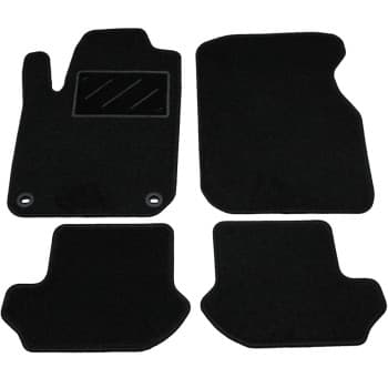 Alfombrillas de coche compatibles con Ford Ka 1998-2008, 4 piezas