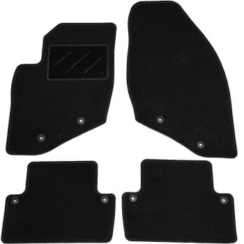 Alfombrillas de coche compatibles con Volvo V70/XC70 2001-2007, 4 piezas