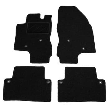 Alfombrillas de coche aptas para Volvo V70 2001-2007 modelo largo 4-deli