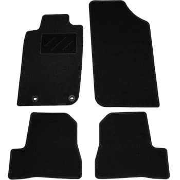 Alfombrillas de coche compatibles con Peugeot 206 CC 2001-2007, 4 piezas