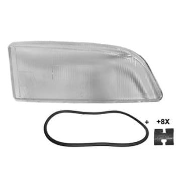 Lente del faro derecho 5950978 Van Wezel