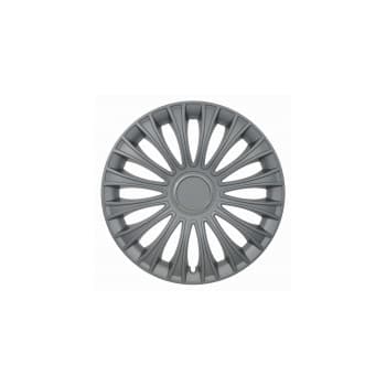 Juego de tapacubos Dino Silver de 14 pulgadas