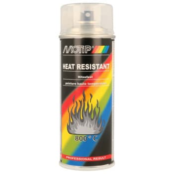Laca transparente resistente al calor Motip - 400 ml