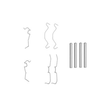 Kit de accesorios, pastilla de freno de disco