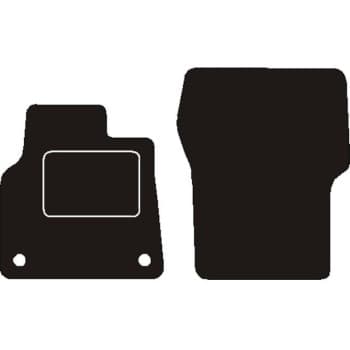 Alfombrillas delanteras compatibles con Peugeot Expert III Traveller 2016-