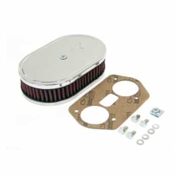 Filtro de carburador K&N DDO 178 mm x 114 mm ovalado 45 mm de altura (56-1160)