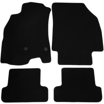 Alfombrillas de terciopelo aptas para Renault Megane III 2011-4.