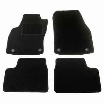 Alfombrillas de coche compatibles con Opel Astra H 2004-2010, 4 piezas