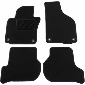 Alfombrillas de coche aptas para VW Golf V / Jetta 2003-2007 4 piezas