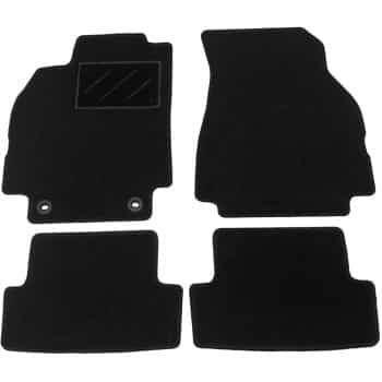 Alfombrillas de coche compatibles con Renault Megane II 2003-2009, 4 piezas