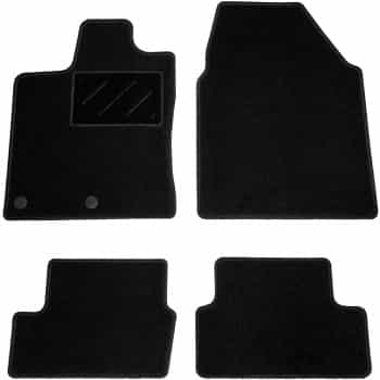 Alfombrillas de coche compatibles con Nissan Qashqai 2007-2013, 4 piezas