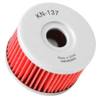 Filtro de aceite para motocicleta K&N (KN-137)