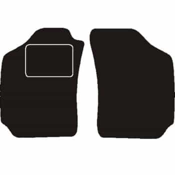 Alfombrillas delanteras aptas para Fiat Strada Pickup 2002 -
